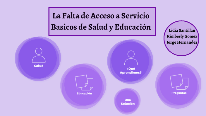 Bajo nievel educativo y de salud esta ligado a la pobreza de la gente