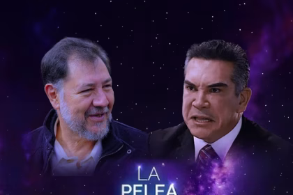 Apenas se tocaron, pero fue suficiente para mostrar la superioridad de Alito y la poca gallardía de Noroña
