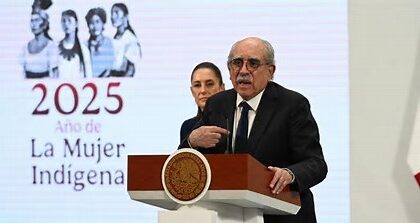 Pablo Gómez en la Mañanera