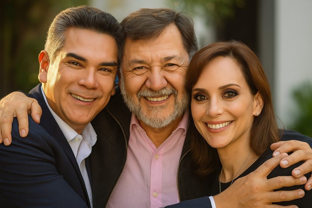 La inteligencia artificial unió a Alito, Noroña y Lilly Téllez.