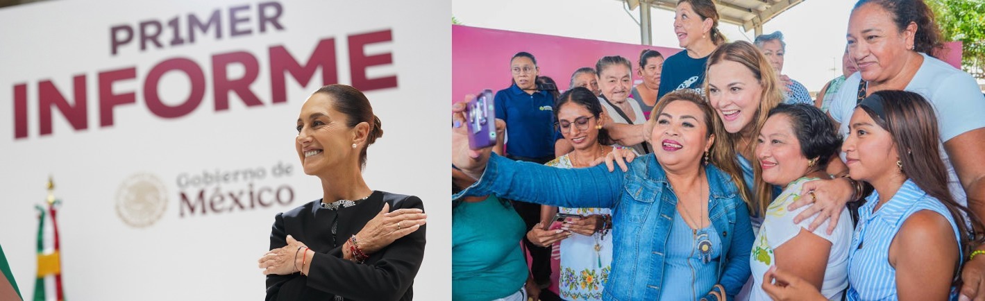 , Claudia Sheinbaum envió a su secretaria de Gobernación a entregar a la Cámara de Diputados su I Informe. Cecilia Patrón hizo lo propio el 30 de agosto, justo cuando cumplía un año al frente del ayuntamiento de Mérida.