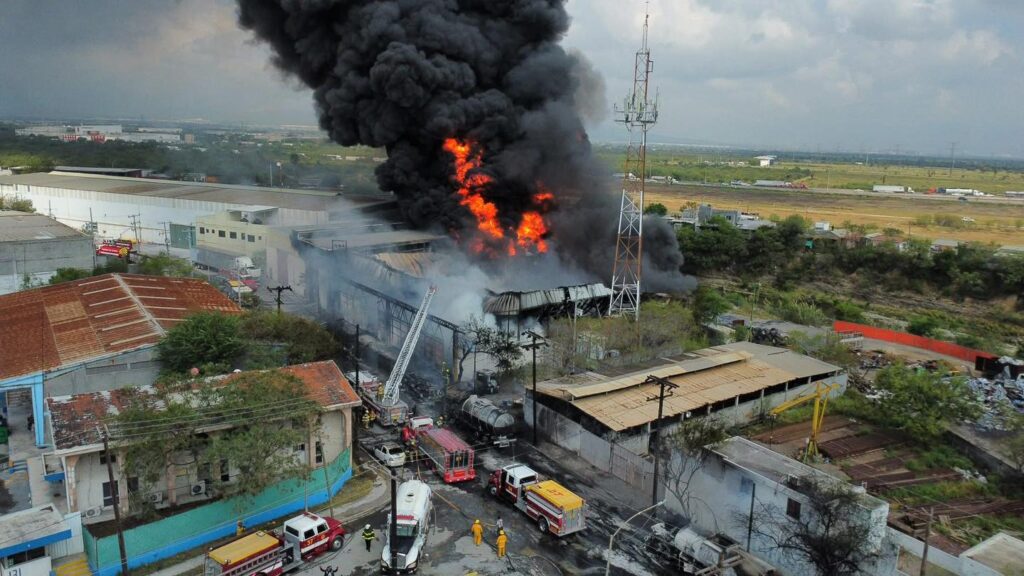 Incendio de empresa "Lubart".