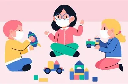 En realidad, lo construyó para niños en asilos. En viviendas. En zonas de guerra.