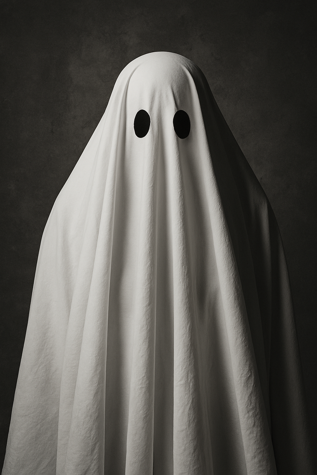 A ghost floating in