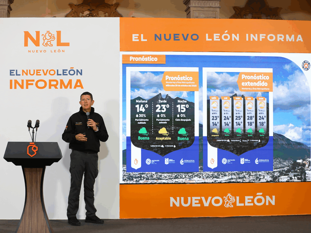 Participarán más de mil 100 elementos estatales, municipales, voluntarios; que resguardarán a las y los neoloneses que visiten a sus fieles difuntos el próximo fin de semana.