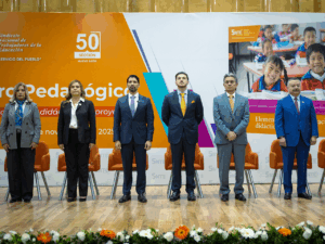 Apertura Gobernador Encuentro Pedagógico: Elementos para la planeación didáctica por proyectos dirigido a maestros de la Sección 50 del SNTE.