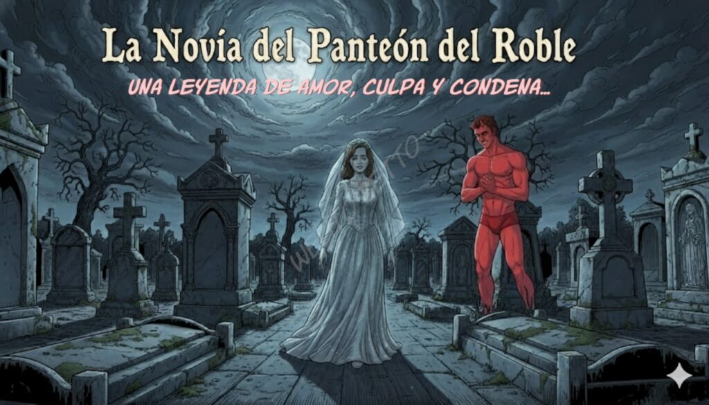 Dicen que en el corazón de Monterrey, entre cipreses y lápidas antiguas, aparece una figura vestida de blanco… Una novia.