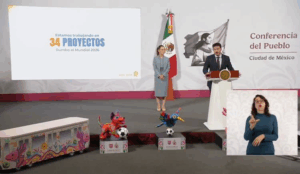 Samuel García Sepúlveda, gobernador de Nuevo León, presentó este lunes 10 de los 34 proyectos de infraestructura que se están llevando a cabo en la entidad como parte de los preparativos para la Copa Mundial de la FIFA 2026.