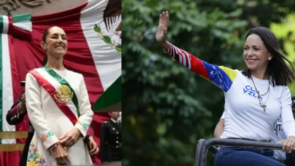 cuando se le pregunta su opinión sobre el premio Nobel de la Paz concedido a María Corina Machado, líder opositora de Maduro en Venezuela,cuando fríamente se refiere a eso con un «sin comentarios».