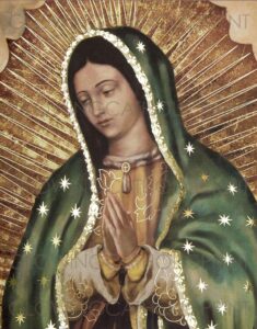 la Virgen de Guadalupe escucha, atiende, intercede frente a las necesidades espirituales de sus devotos.