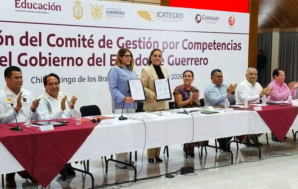 CONOCER instaló el Comité de Gestión por Competencias en Guerrero para fortalecer la profesionalización laboral y ampliar los procesos de evaluación y certificación de talento en la entidad.