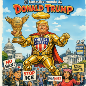 Entre nostalgia industrial, aranceles y “otros datos”, Trump impone su narrativa económica mientras la realidad estadística y social de EE. UU. va en sentido opuesto.