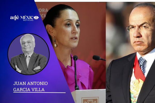 la presidenta Claudia Sheinbaum volvió a culpar a Felipe Calderón. ¿Ahora de qué?