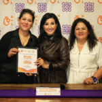 El convenio consiste en la capacitación al personal del establecimiento que, en algún momento dado, atenderá a las mujeres que se encuentren en una situación de riesgo inminente y resguardarlas en el lugar hasta canalizarlas a una autoridad competente. 