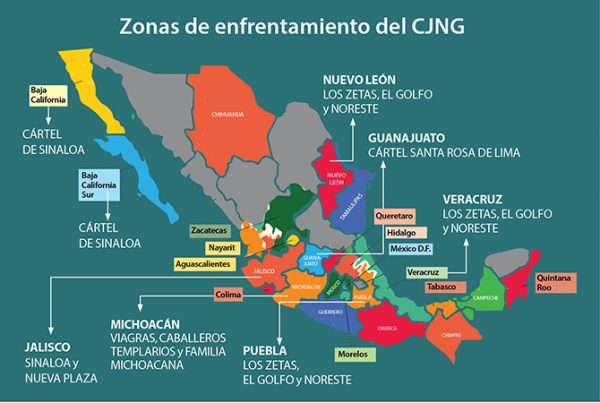 CJNG trabajan como una empresa organizada, liderean áreas geográficas y dejan operar a sus aliados, bajo reglas, compromisos y líneas de mando muy claras, en conclusión; tienen una “gobernanza criminal
