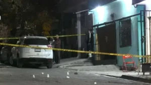 La víctima fue identificada de manera preliminar como María de los Ángeles, de 31 años de edad, quien se encontraba en estado de embarazo al momento del ataque.