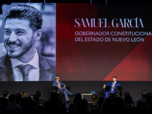 Samuel García inaugura Foro Forbes y presume alianza con empresarios; Coparmex denuncia extorsiones de autoridades