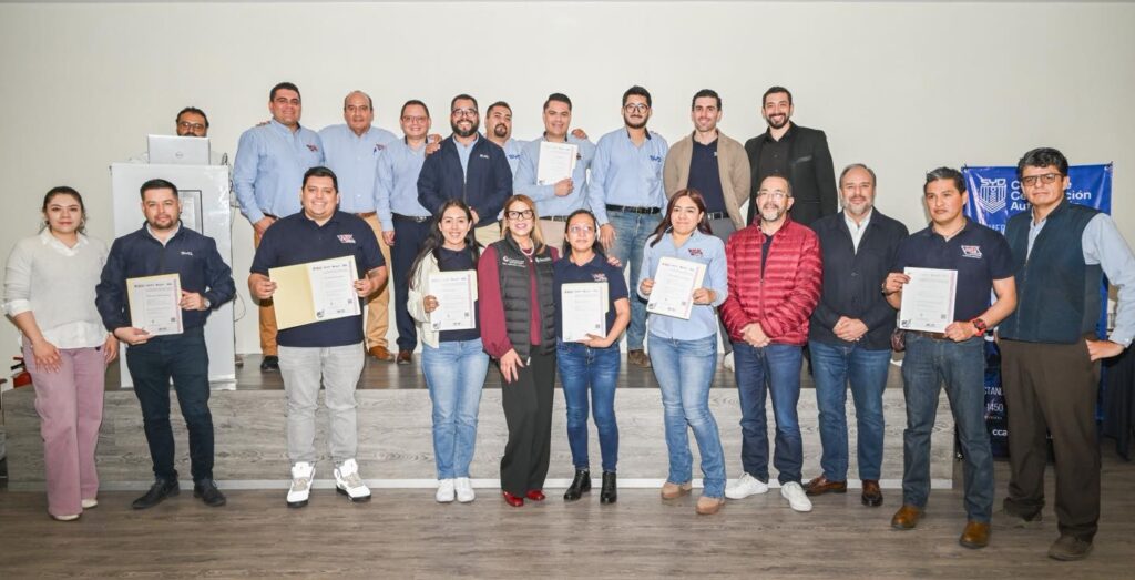 Guille Alvarado reconoce a más de 70 mecánicos certificados en suspensión y dirección por CONOCER MX