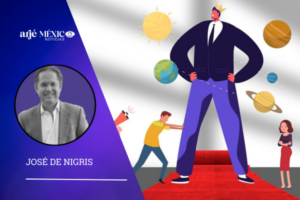 La hubris (hybris o hibris) se define como desmesura, arrogancia, prepotencia o soberbia.