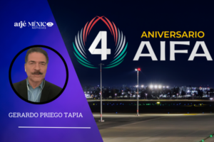 Gerardo Priego describe la situación del AIFA en sitio