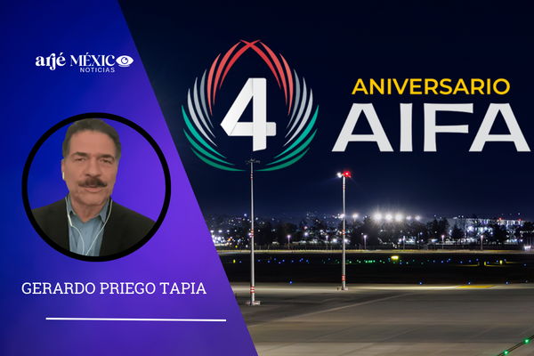 Gerardo Priego describe la situación del AIFA en sitio