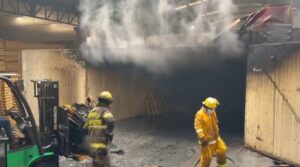 Incendio en Escobedo NL