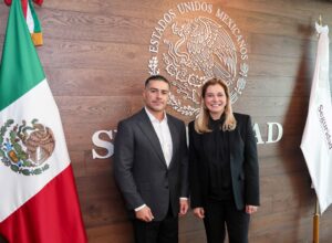 Maru Campos se reúne con Omar García Harfuch y reafirma coordinación en seguridad para Chihuahua