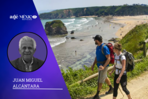 “Buen camino” es el saludo de un peregrino a otro, entre quienes se encuentran peregrinando a Santiago de Compostela, Galicia, España.