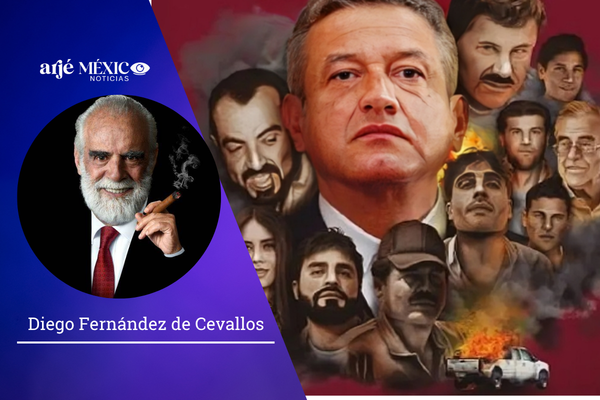 Diego Fernández de Cevallos acusa a AMLO de entregar México al crimen organizado y llama a unir a la oposición