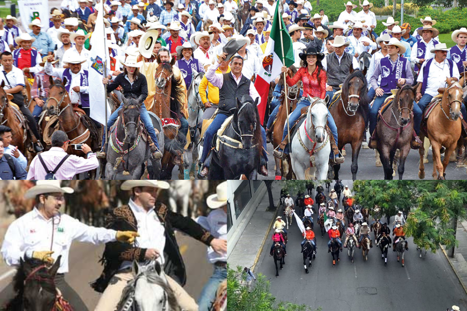 Jaime Rodríguez sabía hacer cabalgatas