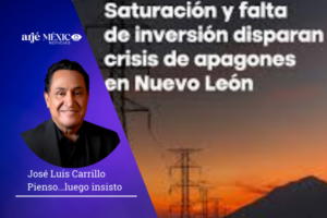 la sensación ambiental rebasó los 50, en el área metropolitana de Monterrey, simplemente empezó la debacle en la infraestructura eléctrica.