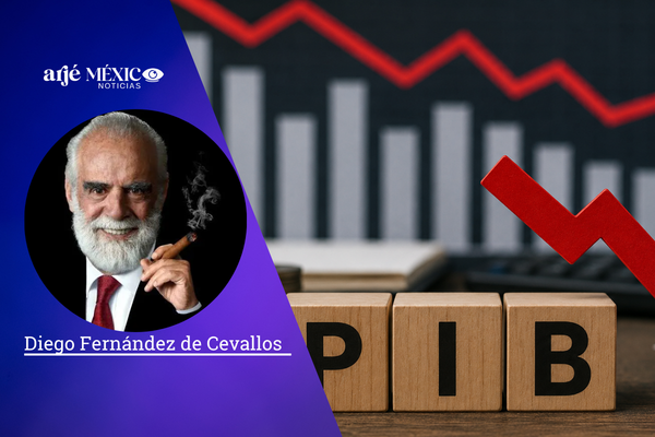 PIB decrece en la 4T