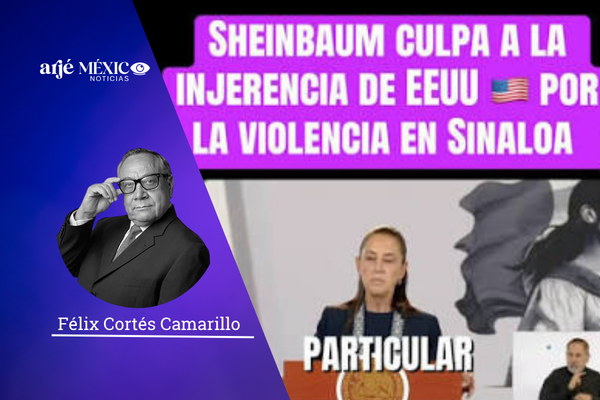 Sheinbaum dice que la injerencia de EUA es la culpable de la violencia en Sinaloa