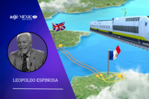 El Eurotunel conecta Inglaterra y Francia a través del Canal de la Mancha