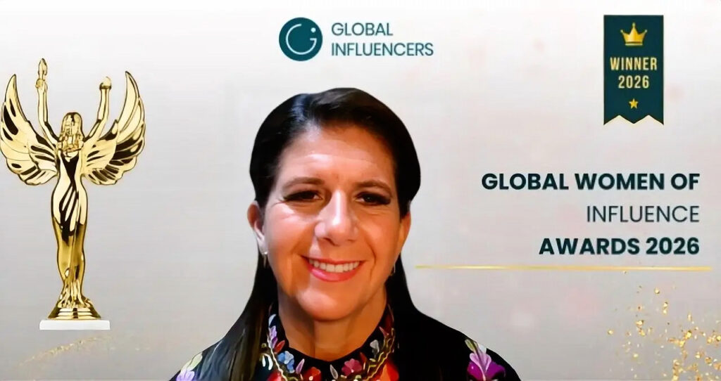 Martha Herrera recibe el Global Women of Influence Award 2026