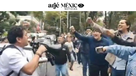 Trabajadores del IMSS en la CDMX corrieron a Romero Herrera presidente del PAN en su protesta