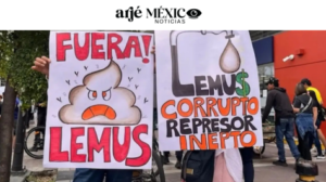 Gobernador Lemus represor y mal gestor