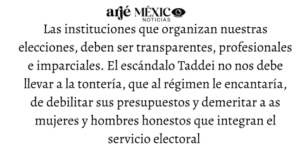 El caso Tadei nos obliga a exigir un INE autonómo