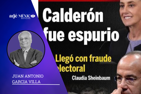 Sheinbaum dic e que Calderon fue presidente espurio