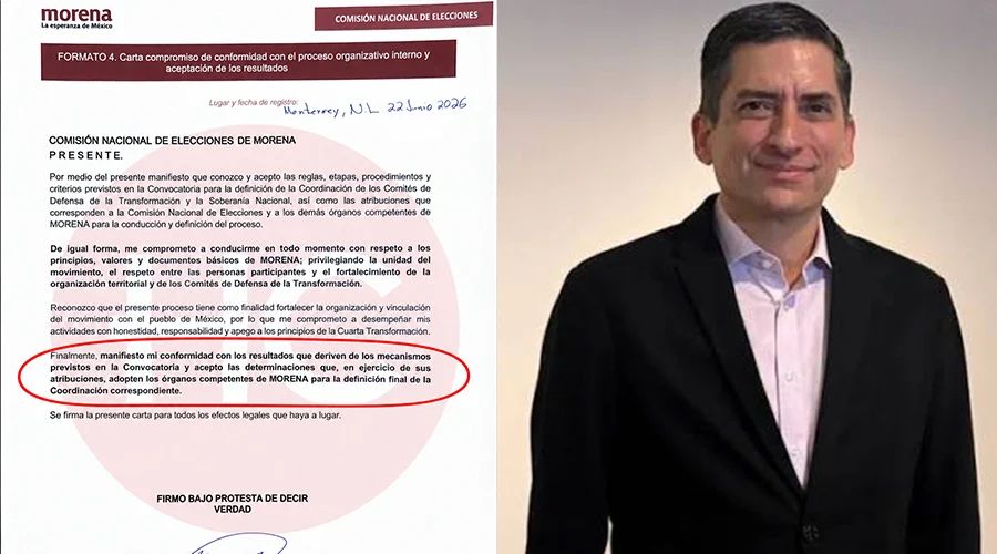Los aspirantes de la 4t firmaron carta de compromiso