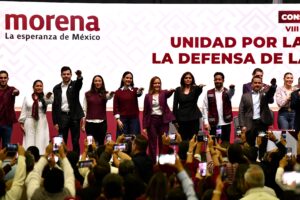 Ante el Consejo Nacional de Morena Clara rinde protesta como Coordinadora de NL