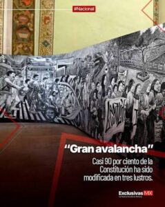 En los últimos años el gobierno en turno ha prostituido la constitución y la ley en general