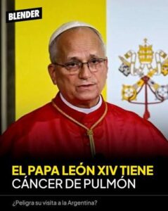 Papa León fue operado ayer de cáncer en el pulmón